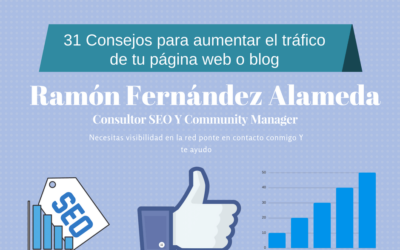 31 Consejos para aumentar el tráfico de tu página web o blog